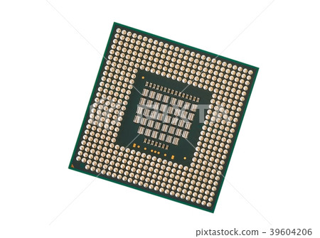 Computer Processor Closeup 39604206