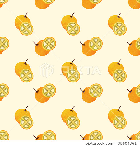 Seamless background watercolor tropical fruit Seamless background watercolor tropical fruit 39604361