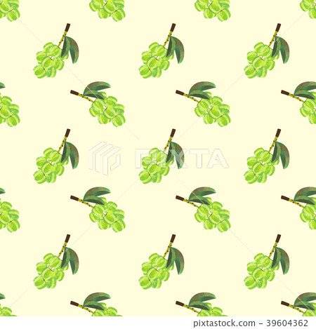 Seamless background watercolor tropical fruit Seamless background watercolor tropical fruit 39604362