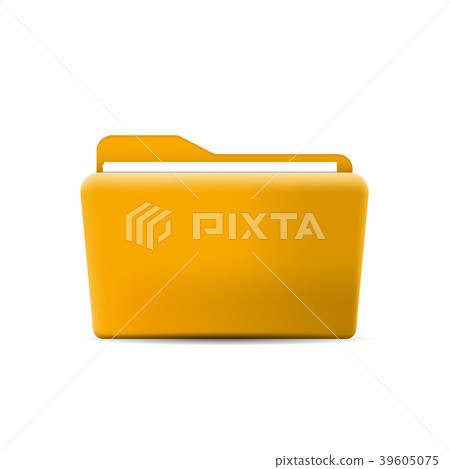 Folder icon. Flat design graphic illustration. 39605075