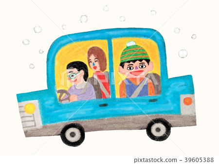 Vector illustration - daily life of children during the winter vacation. 007 Vector illustration - daily life of children during the winter vacation. 007 39605388