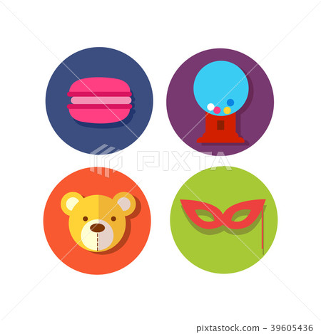Set of Icon for Event or special days vector illustration. 014 Set of Icon for Event or special days vector illustration. 014 39605436