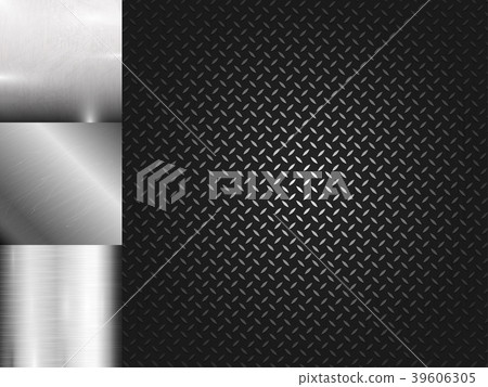 Metal texture pattern background vector metallic - Stock Illustration ...