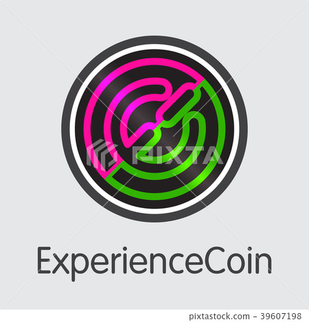 Experiencecoin Cryptocurrency Coin. Vector Element 39607198
