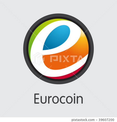 Eurocoin - Cryptographic Currency Colored Logo. Eurocoin - Cryptographic Currency Colored Logo. 39607200