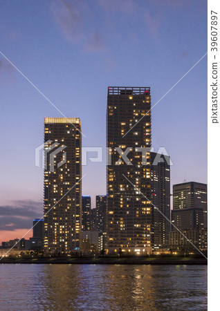 Toyosu Harumi evening view 39607897