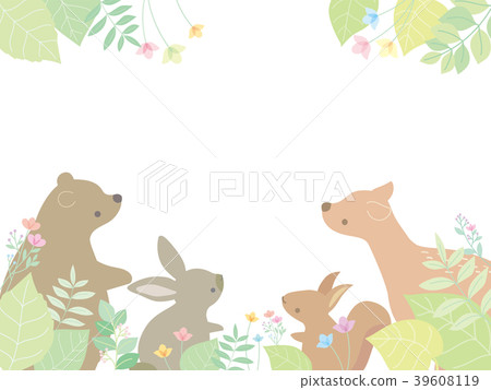 動物的框架例證 動物的框架例證 39608119