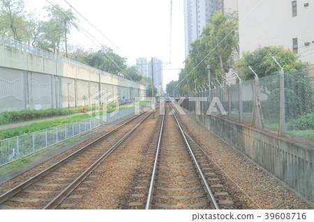 Light rail in the Siu Hong Tuen Mun 39608716