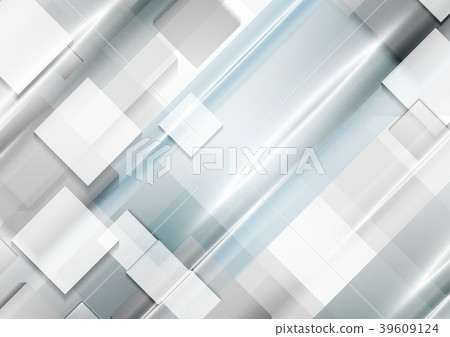 Grey blue technology geometric abstract background Grey blue technology geometric abstract background 39609124