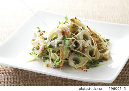 Japanese-style salad 10 of chikuwa and cherry shrimp Japanese-style salad 10 of chikuwa and cherry shrimp 39609543