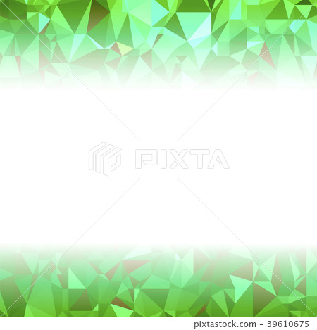Green Background. Triangular Pattern. Green Background. Triangular Pattern. 39610675