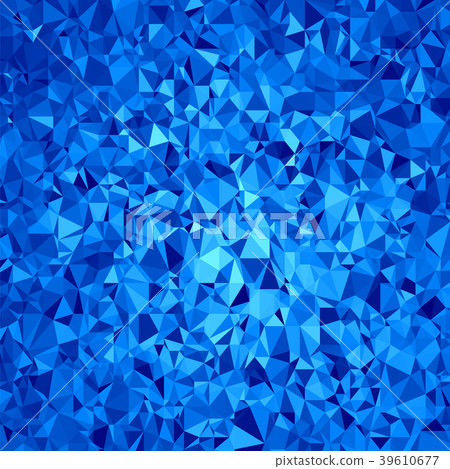 Blue Polygonal Background. Triangular Pattern. Blue Polygonal Background. Triangular Pattern. 39610677