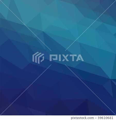 Blue Polygonal Background. Blue Polygonal Background. 39610681