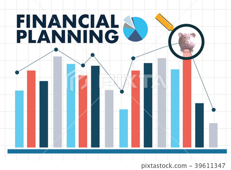 financial planning Retirement planning woman  39611347