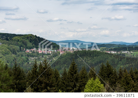 Aerial photography of Zacler City. Czech Republic, 39611871