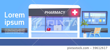 Pharmacy Store In Modern Hospital Drugstore Shop 39612617