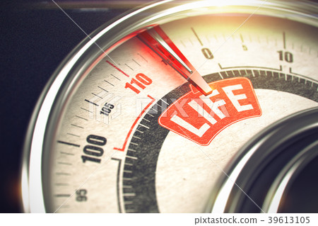 Life - Message on Conceptual Balance with Red Life - Message on Conceptual Balance with Red 39613105