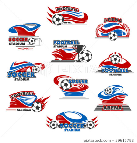 Soccer stadium or football sport arena icon design Soccer stadium or football sport arena icon design 39615798