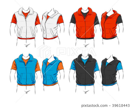 Vector set of clothes Vector set of clothes 39618443