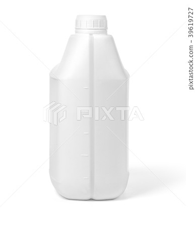 Plastic canister on white Plastic canister on white 39619727
