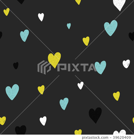 Seamless pattern with hand drawn elements. 39620409