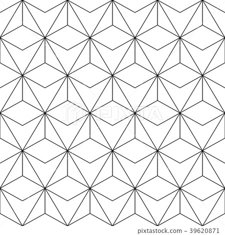 Seamless Geometric Vector Background - Stock Illustration [39620871 ...