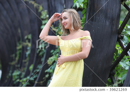 Beautiful girl in the summer park Beautiful girl in the summer park 39621269