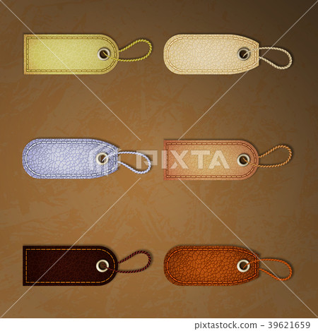 Leather labels collection Leather labels collection 39621659