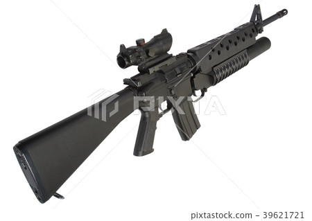 M16 rifle with an M203 grenade launcher 39621721