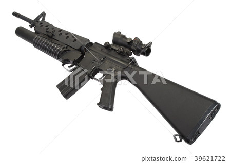 M16 rifle with an M203 grenade launcher 39621722