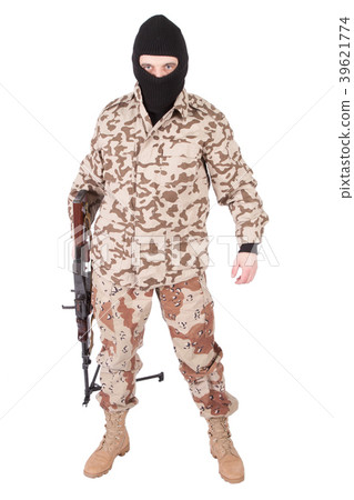 soldier with machine gun soldier with machine gun 39621774