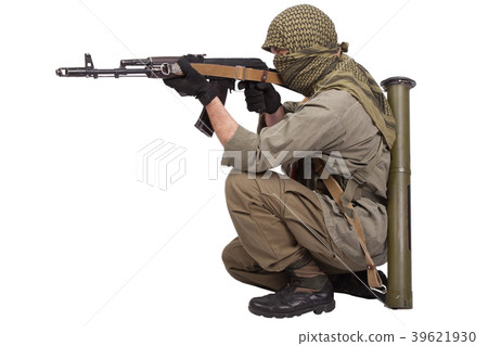 mercenary with AK 47 39621930