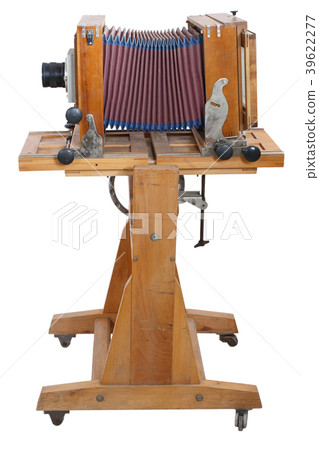 Old Wooden Big Format Camera Old Wooden Big Format Camera 39622277