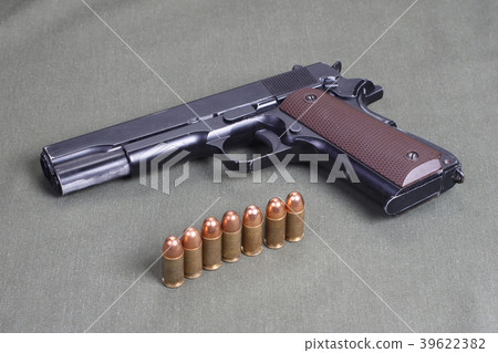 background with colt government m1911 39622382