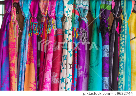 Background colorful blanket. 39622744