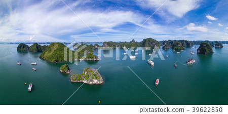 Halong Bay Vietnam panorama (super panorama and pa 39622850