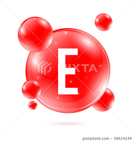 Creative vector illustration of vitamin E Creative vector illustration of vitamin E 39624244