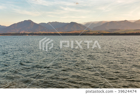 Waters of Liptovska Mara lake, Slovakia. 39624474