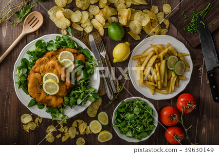 German schnitzel German schnitzel 39630149