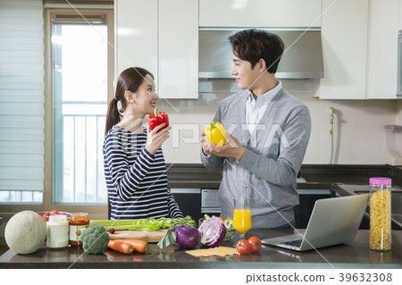 Conceptable photo of new married couple daily life. 163 Conceptable photo of new married couple daily life. 163 39632308