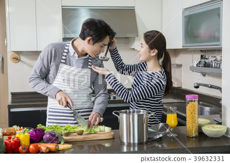 Conceptable photo of new married couple daily life. 175 Conceptable photo of new married couple daily life. 175 39632331