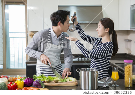 Conceptable photo of new married couple daily life. 180 Conceptable photo of new married couple daily life. 180 39632356