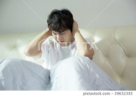 Conceptable photo of new married couple daily life. 104 39632385