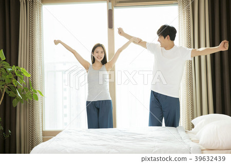 Conceptable photo of new married couple daily life. 039 Conceptable photo of new married couple daily life. 039 39632439