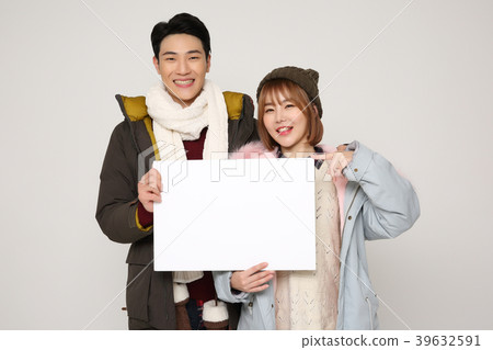 Happy young traveler couple concept photo. set out on a trip to honeymoon, camping and summer vacation concept isolated on white background. 353 Happy young traveler couple concept photo. set out on a trip to honeymoon, camping and summer vacation concept isolated on white background. 353 39632591