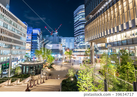 Urban scenery Tokyo Midtown Hibiya night view Urban scenery Tokyo Midtown Hibiya night view 39634717