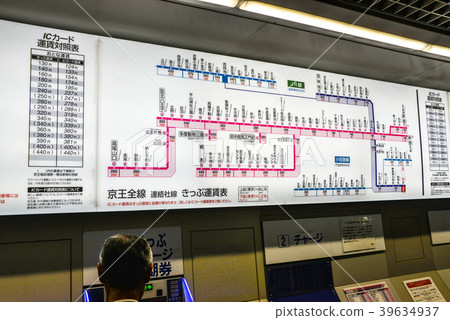 Keio whole line ticket fare table 39634937