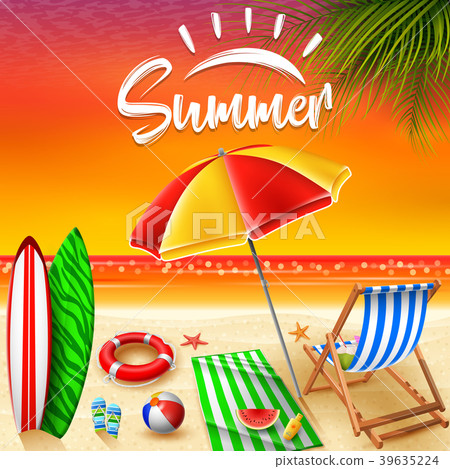 Summer holidays background Summer holidays background 39635224