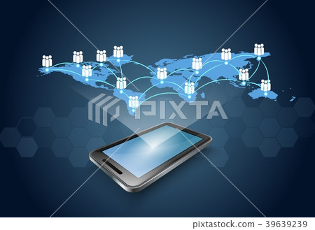 Mobile phones technology business concept. vector Mobile phones technology business concept. vector 39639239