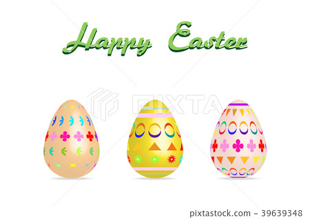 easter egg three pattern paint color easter egg three pattern paint color 39639348